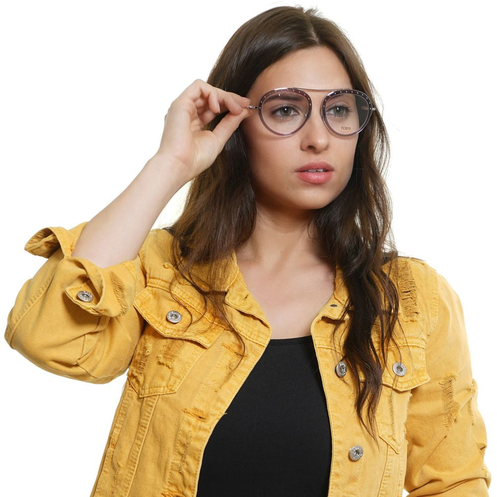 Tod's Multicolor Metal & Leather Glasses Frames Tod's