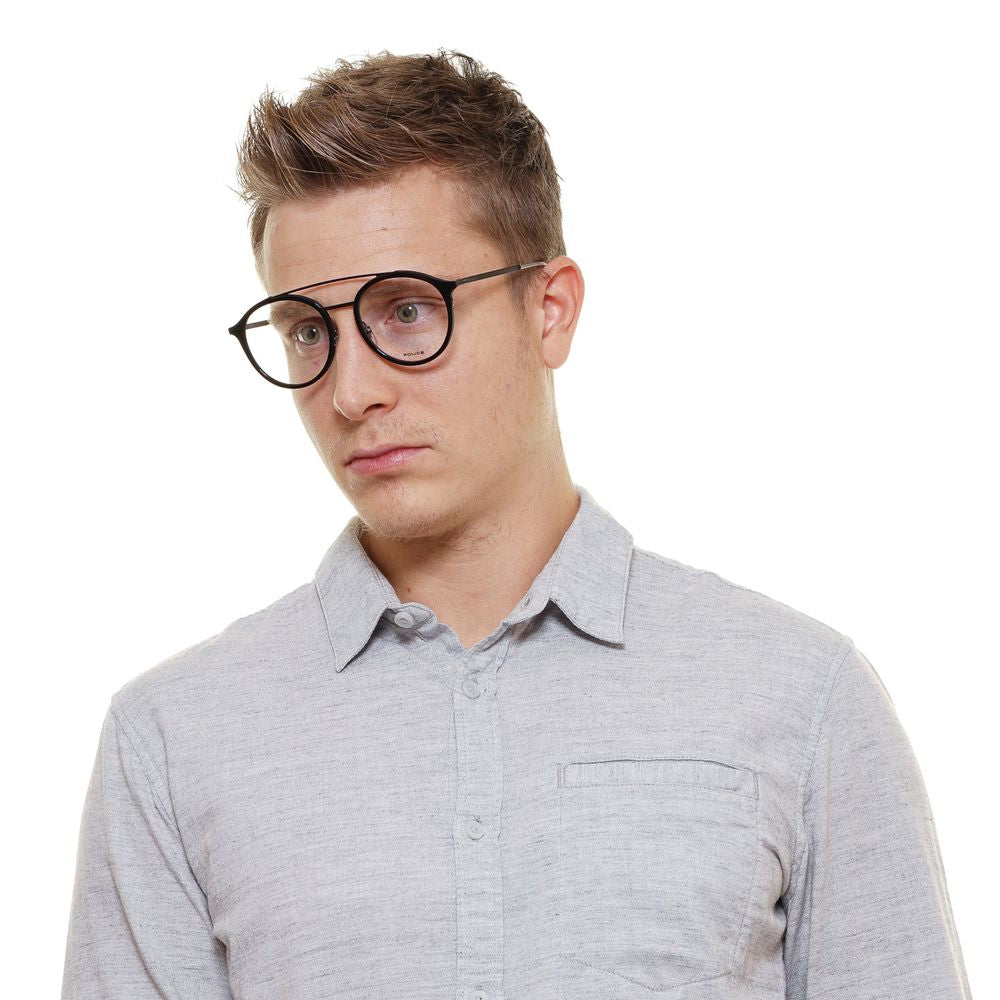 Police Black Metal & Plastic Glasses Frames