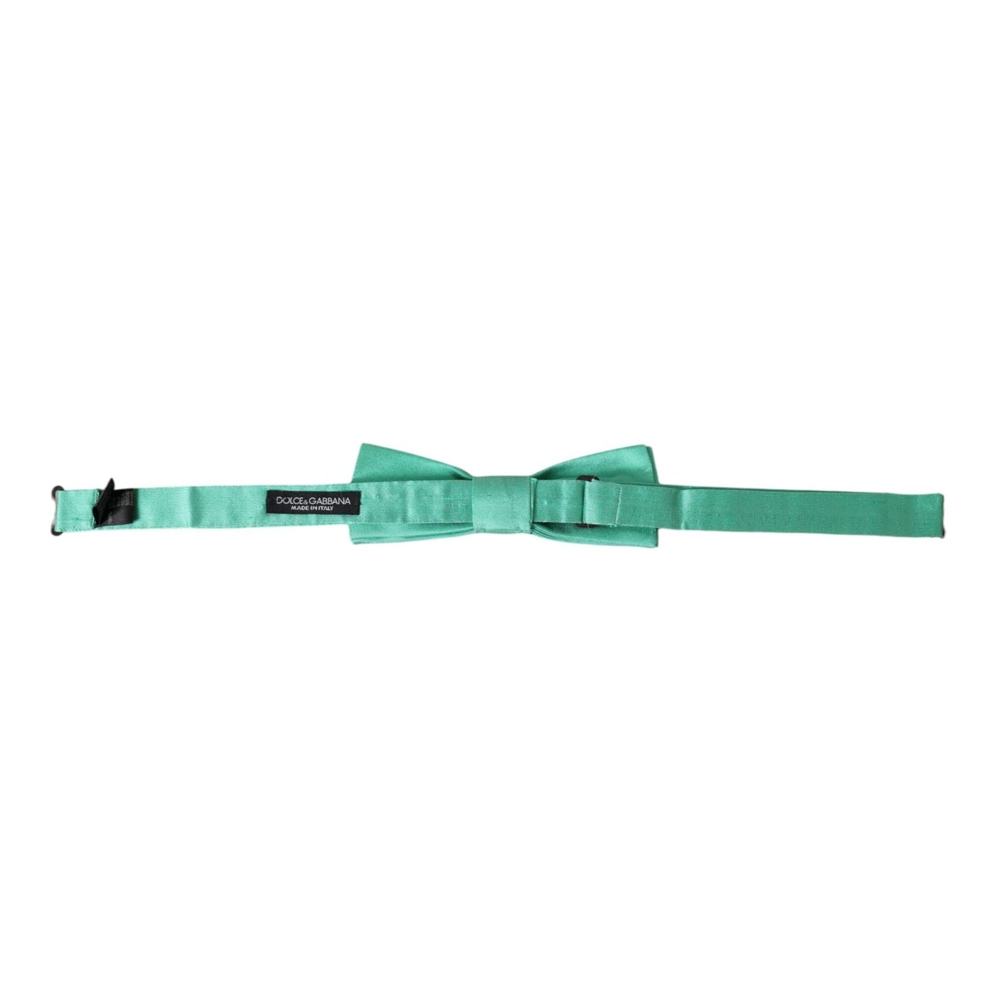 Dolce & Gabbana Mint Green Silk Adjustable Neck Men Bow Tie Dolce & Gabbana