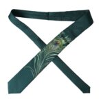 Dolce & Gabbana Green Printed 100% Silk Adjustable Men Tie Dolce & Gabbana
