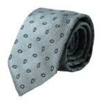 Dolce & Gabbana Green 100% Silk Patterned Adjustable Men Tie Dolce & Gabbana
