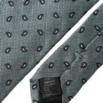 Dolce & Gabbana Green 100% Silk Patterned Adjustable Men Tie Dolce & Gabbana