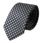 Dolce & Gabbana Black 100% Silk Patterned Adjustable Men Tie Dolce & Gabbana