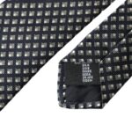 Dolce & Gabbana Black 100% Silk Patterned Adjustable Men Tie Dolce & Gabbana