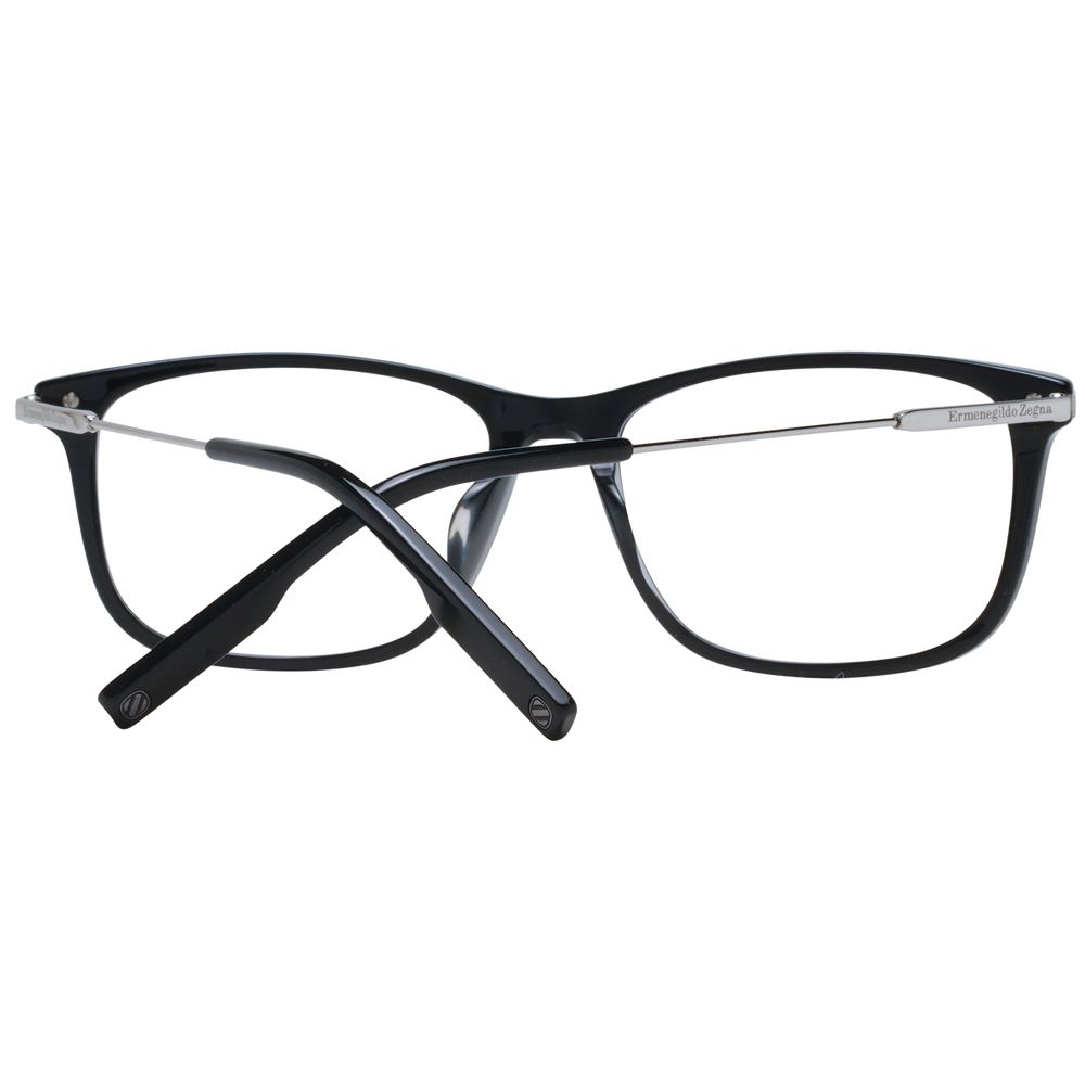 Ermenegildo Zegna Black Plastic Glasses Frames Ermenegildo Zegna
