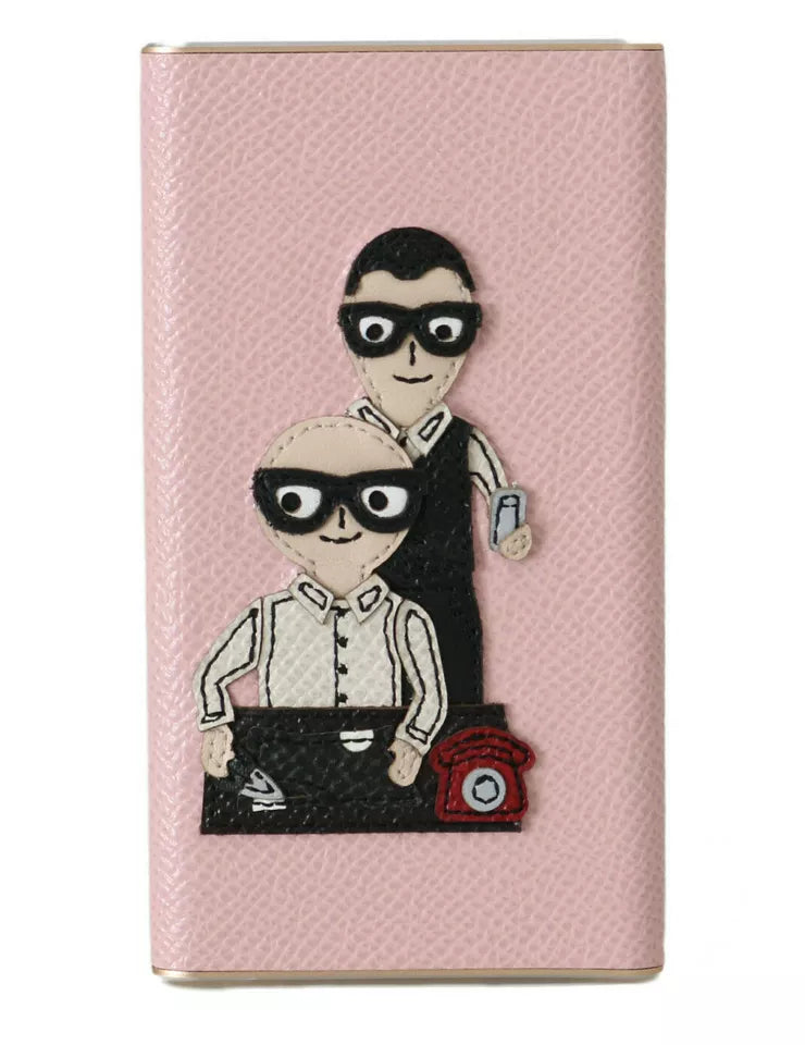 Dolce & Gabbana Charger USB Pink Leather #DGFAMILY Power Bank Dolce & Gabbana