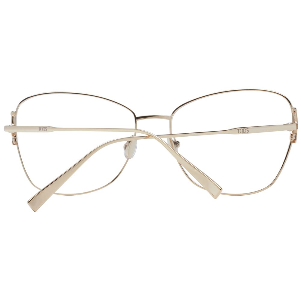 Tod's Gold Metal Glasses Frames
