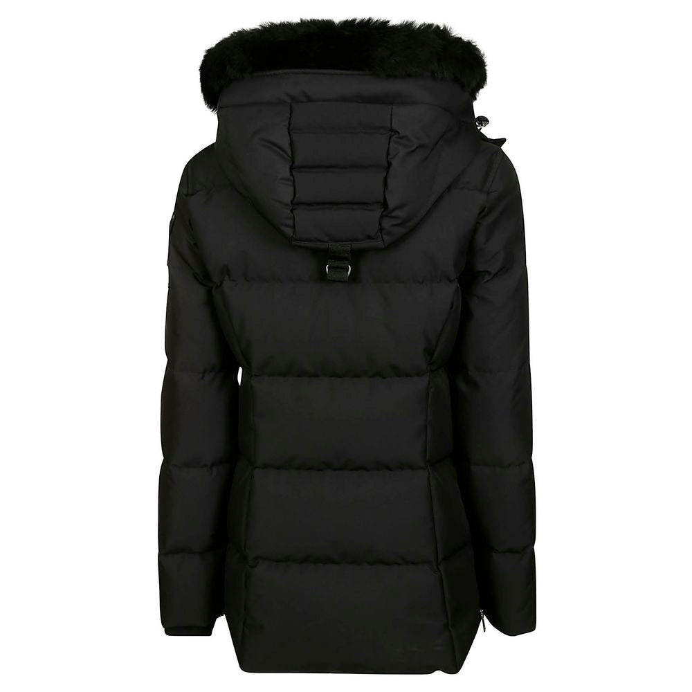 Moose Knuckles Black Polyester Jacket & Coat Moose Knuckles