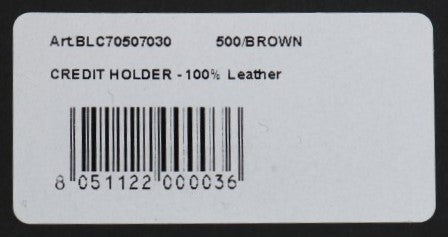 Billionaire Italian Couture Brown Leather Cardholder Wallet Billionaire Italian Couture
