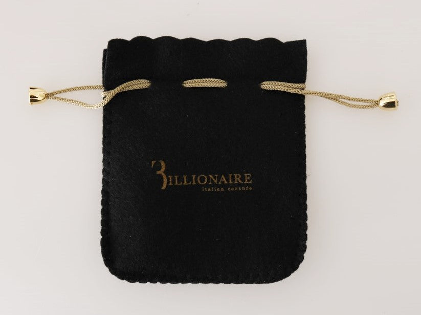 Billionaire Italian Couture Brown Leather Cardholder Wallet Billionaire Italian Couture