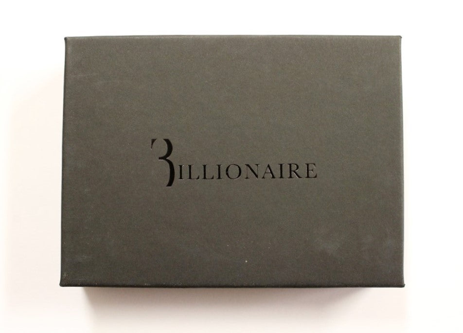 Billionaire Italian Couture Brown Leather Cardholder Wallet Billionaire Italian Couture