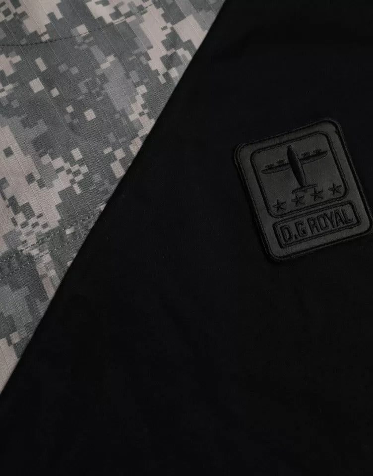 Dolce & Gabbana Multicolor Camouflage Cotton Round Neck Men T-shirt Dolce & Gabbana
