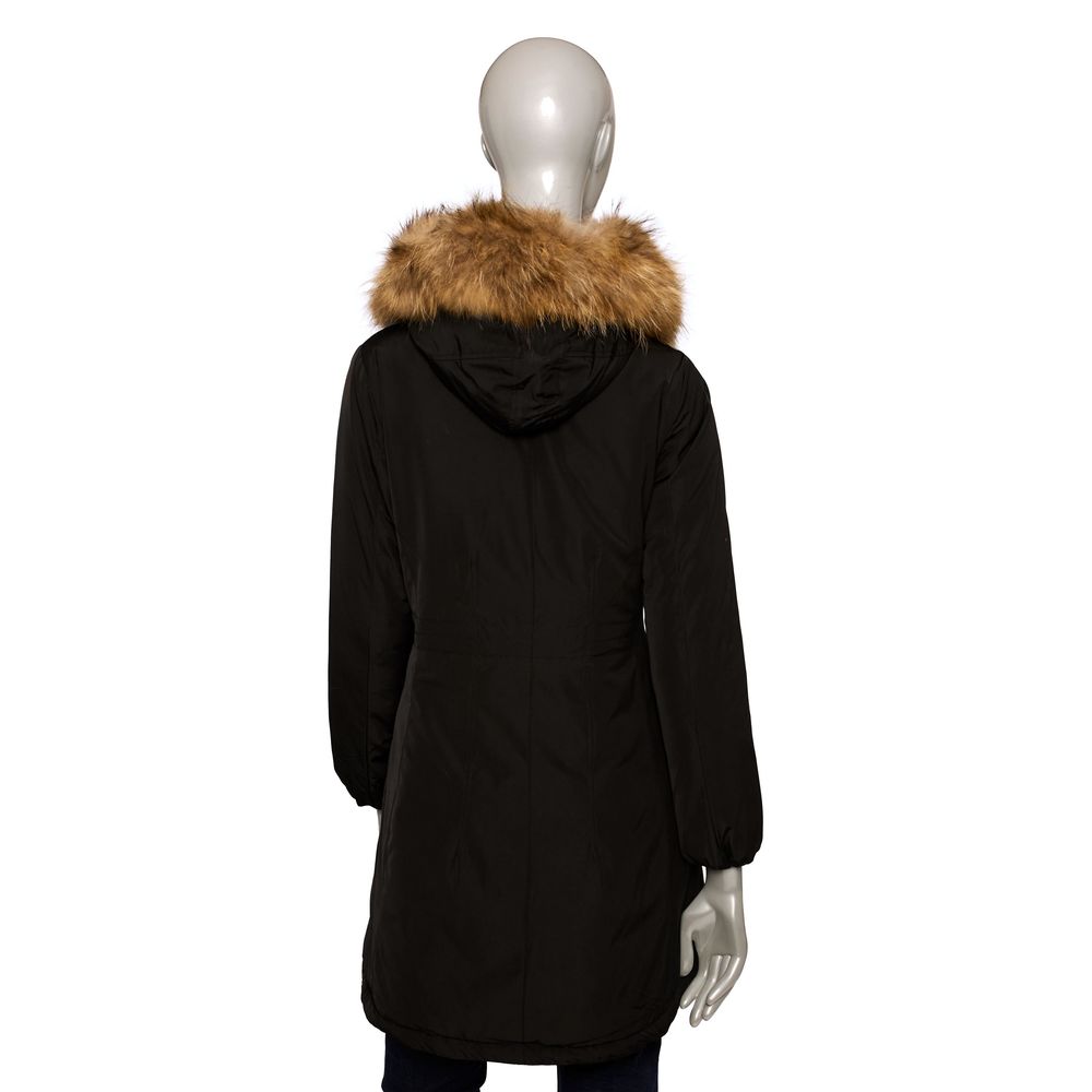 Baldinini Trend Black Polyester Women Jacket Baldinini Trend