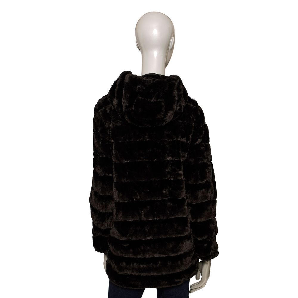 Baldinini Trend Black Polyester Women Jacket Baldinini Trend