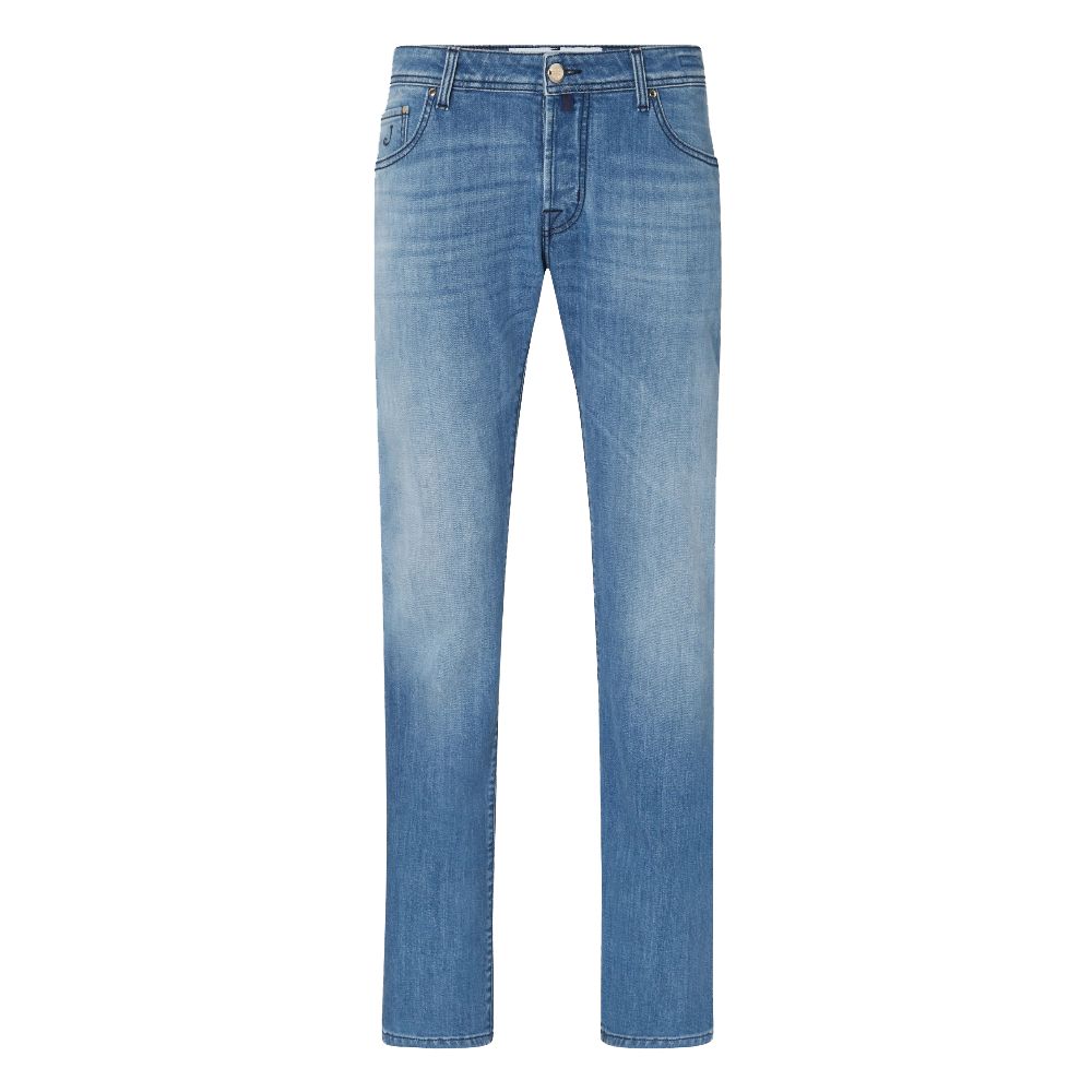Jacob Cohen Light Blue Cotton Men Jeans Jacob Cohen