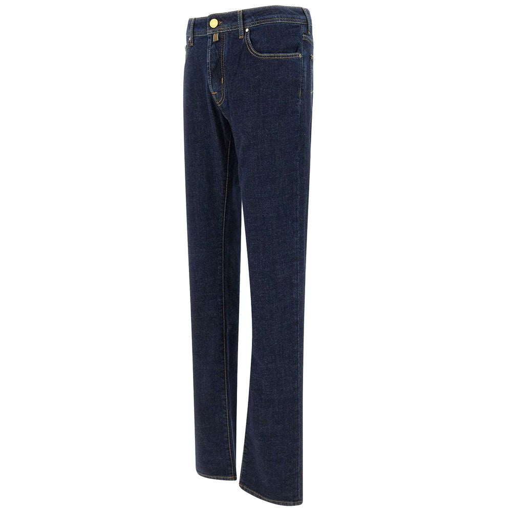 Jacob Cohen Blue Cotton Jeans & Pant Jacob Cohen
