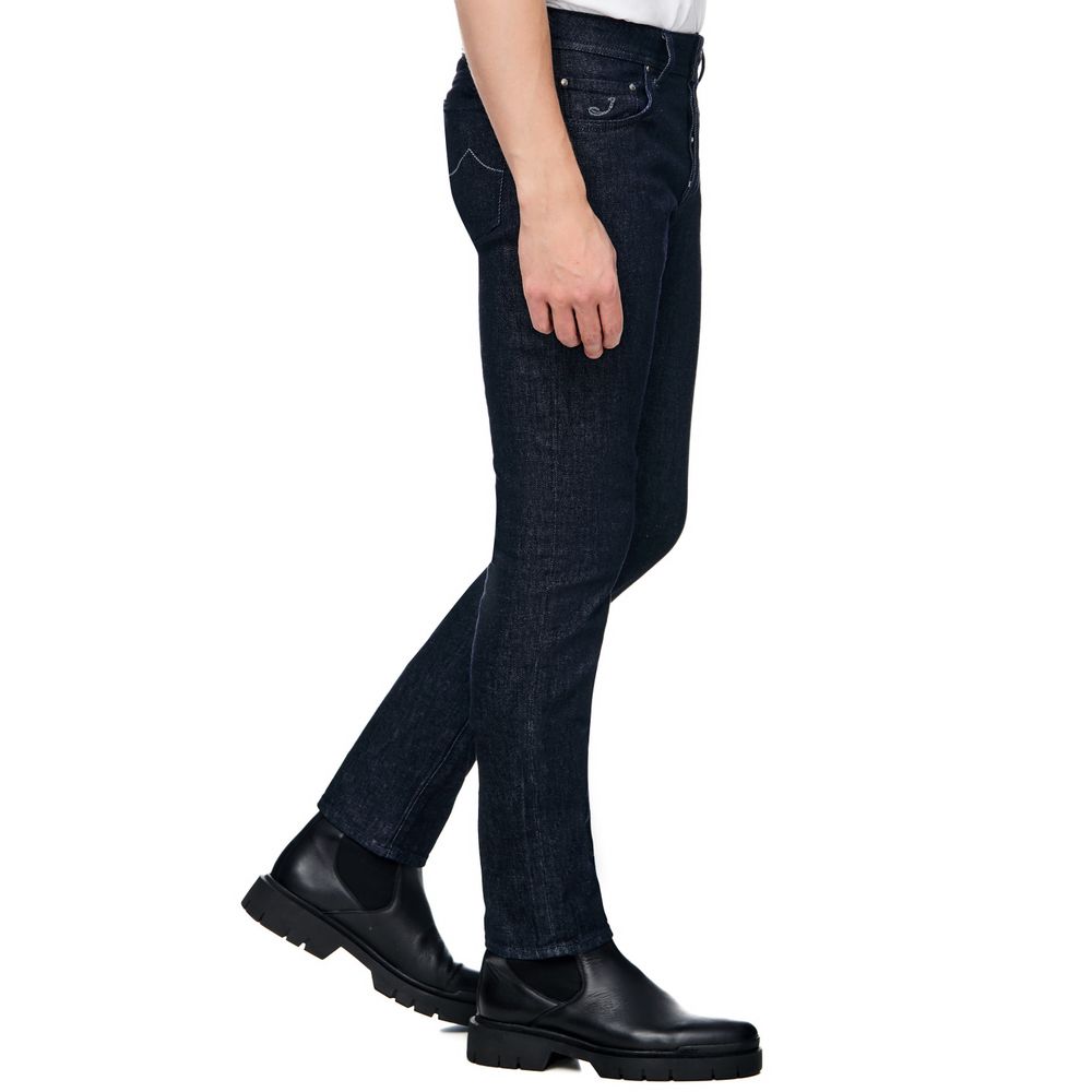 Jacob Cohen Blue Cotton Men Jeans Jacob Cohen