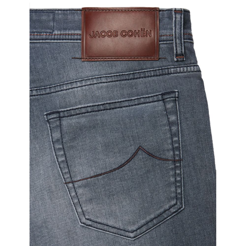 Jacob Cohen Blue Cotton Men Jeans Jacob Cohen