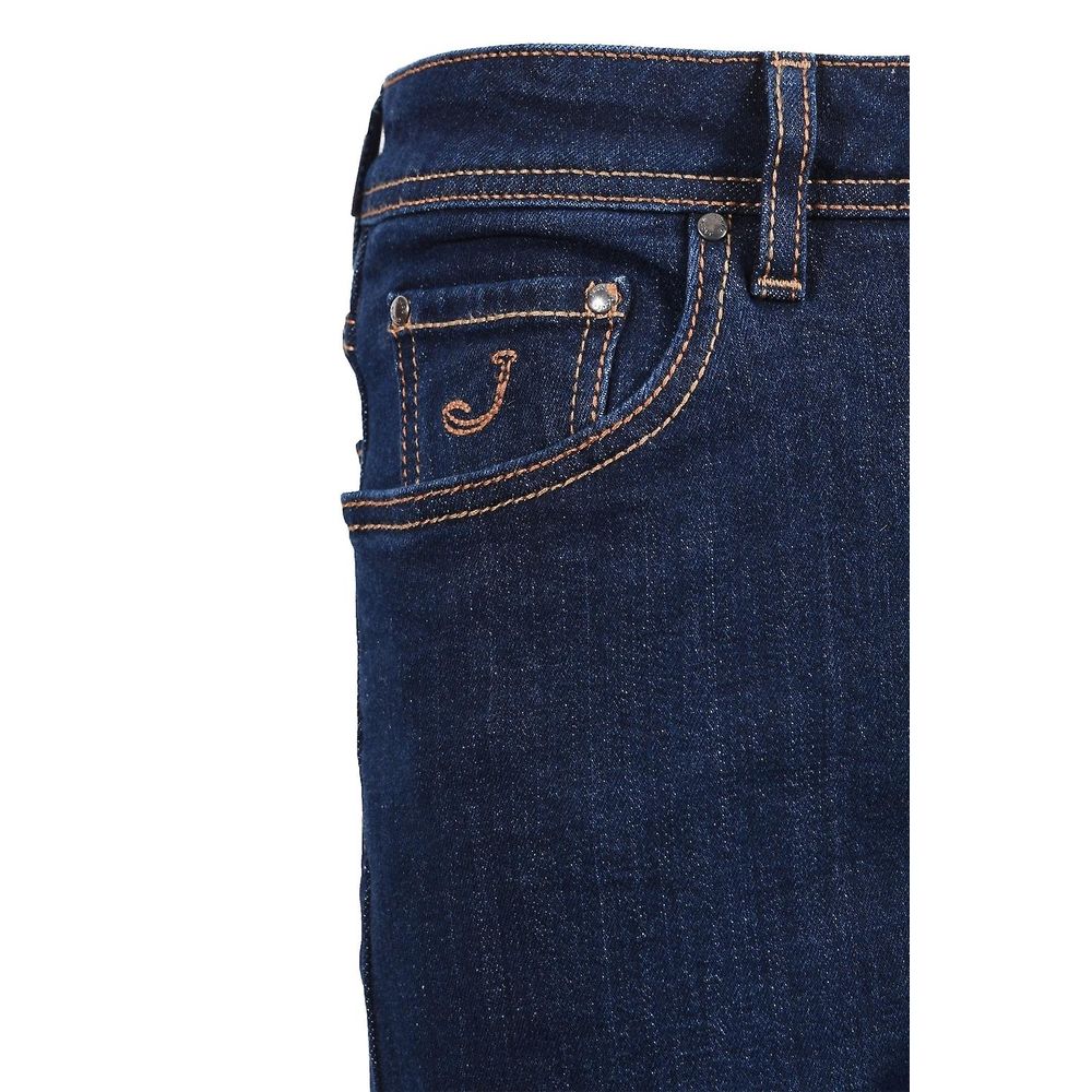 Jacob Cohen Blue Cotton Jeans & Pant Jacob Cohen
