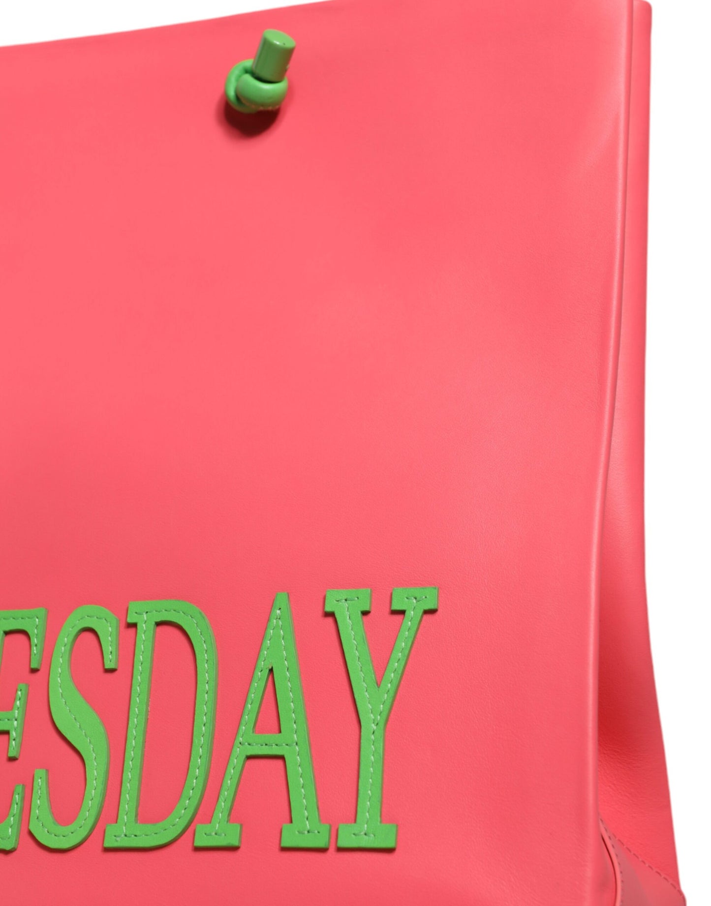Alberta Ferretti Pink Leather Weekend Wednesday Shopping Tote Bag Alberta Ferretti