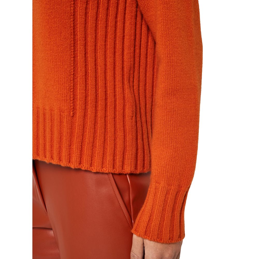 Alpha Studio Orange Cashmere Sweater Alpha Studio