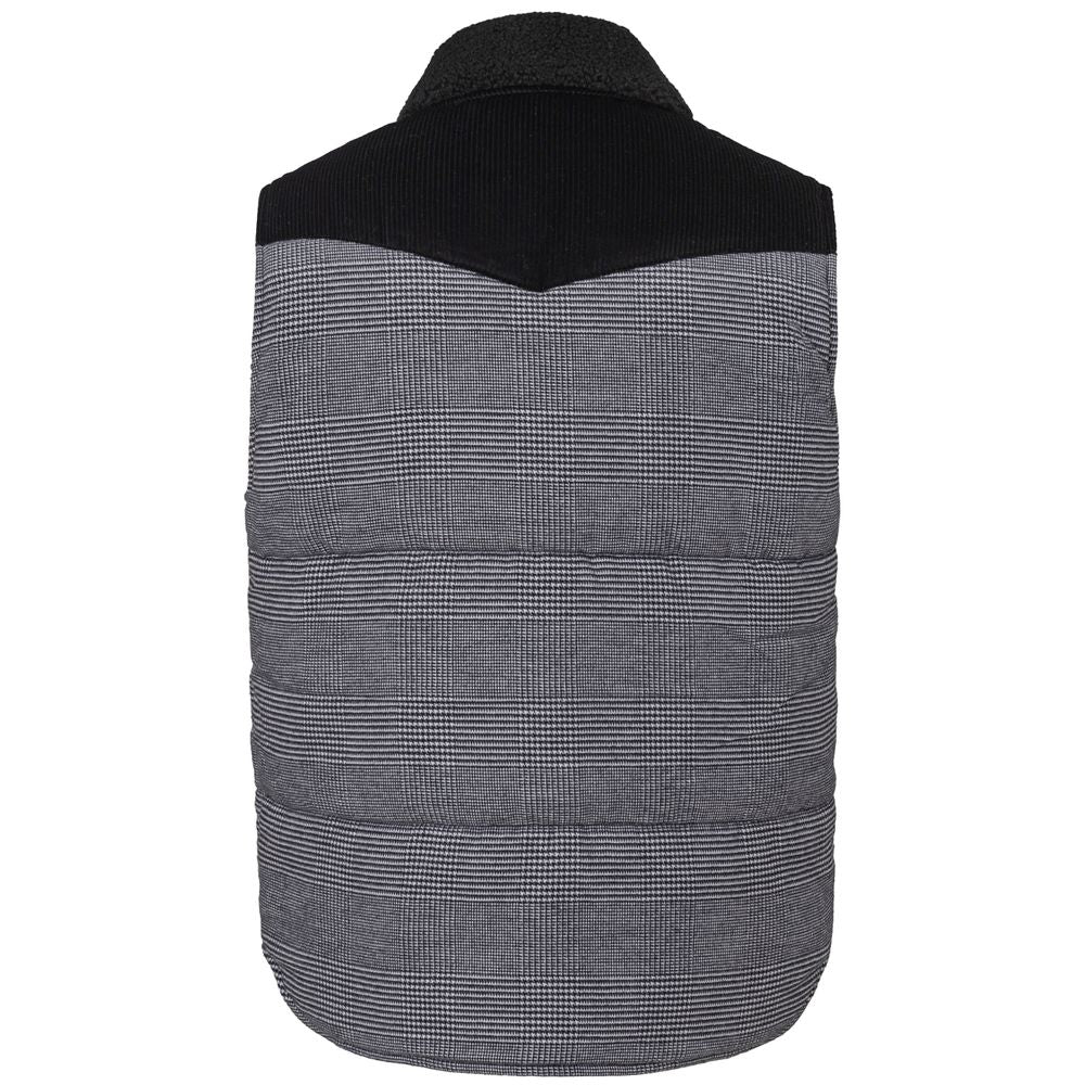 Gran Sasso Gray Cotton Sleveless Jacket Gran Sasso