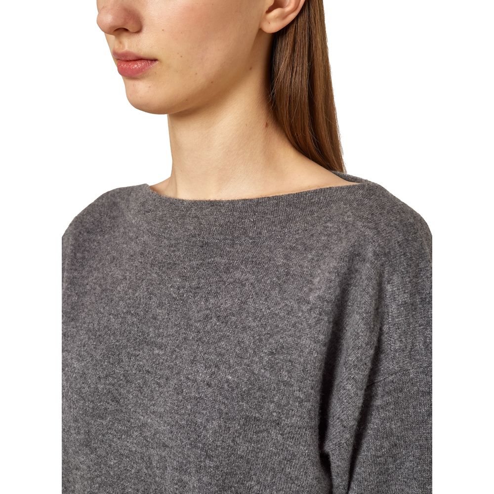 Alpha Studio Gray Cashmere Sweater Alpha Studio