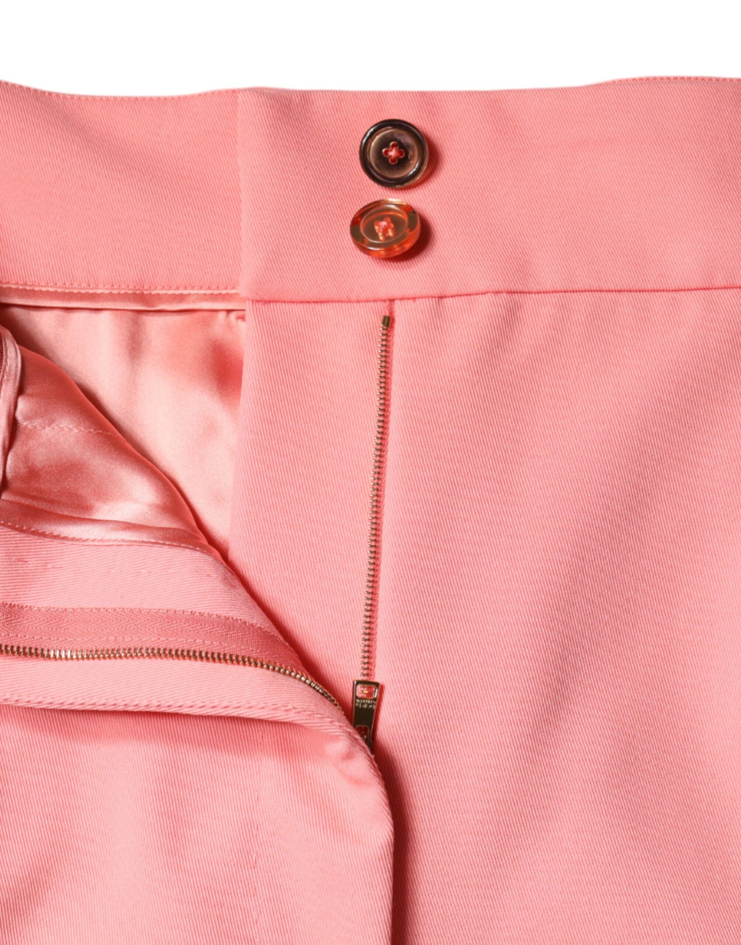 Dolce & Gabbana Rose Pink Polyester High Waist Tapered Pants Dolce & Gabbana