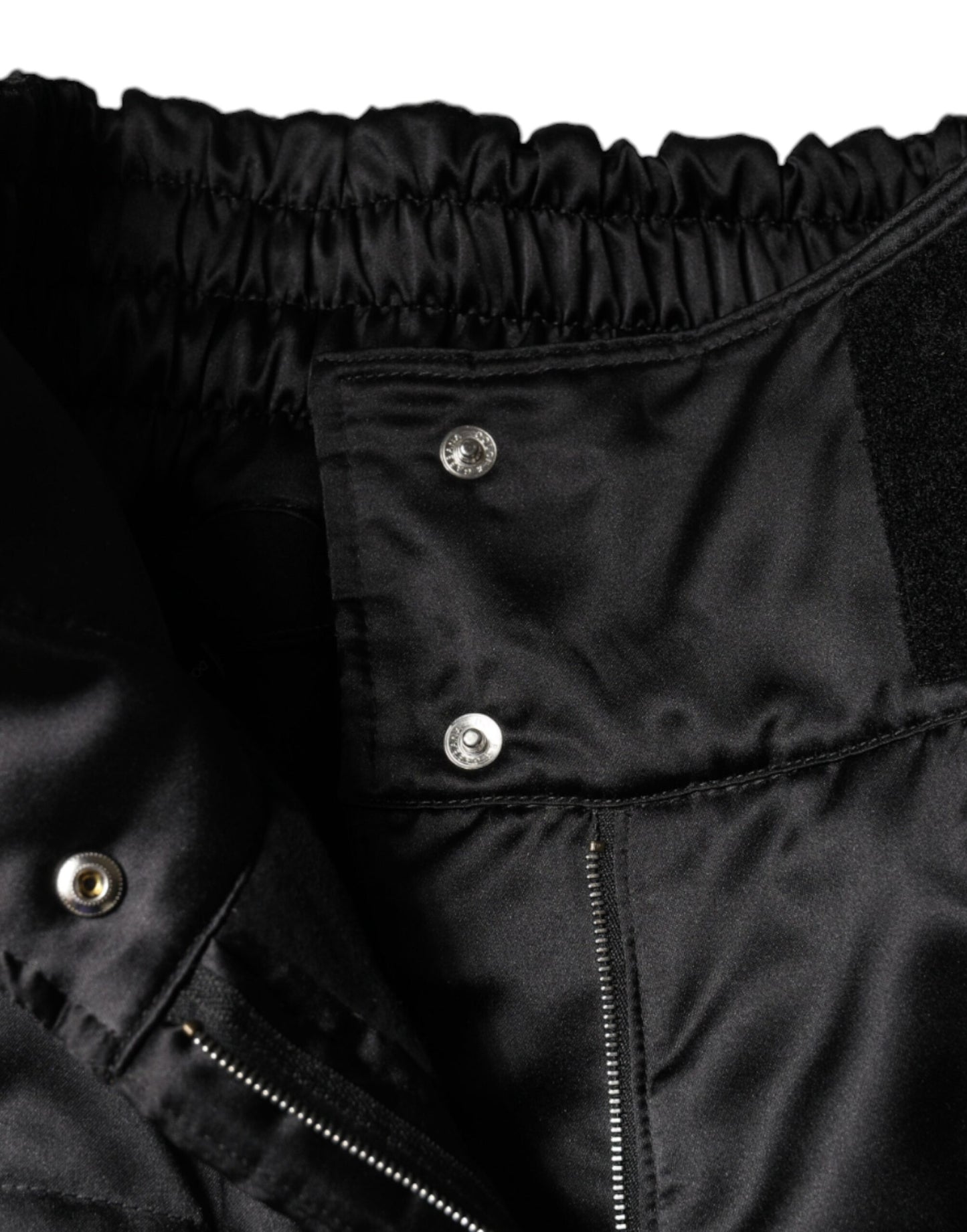 Dolce & Gabbana Black Quilted High Waist Women Boot Cut Pants Dolce & Gabbana