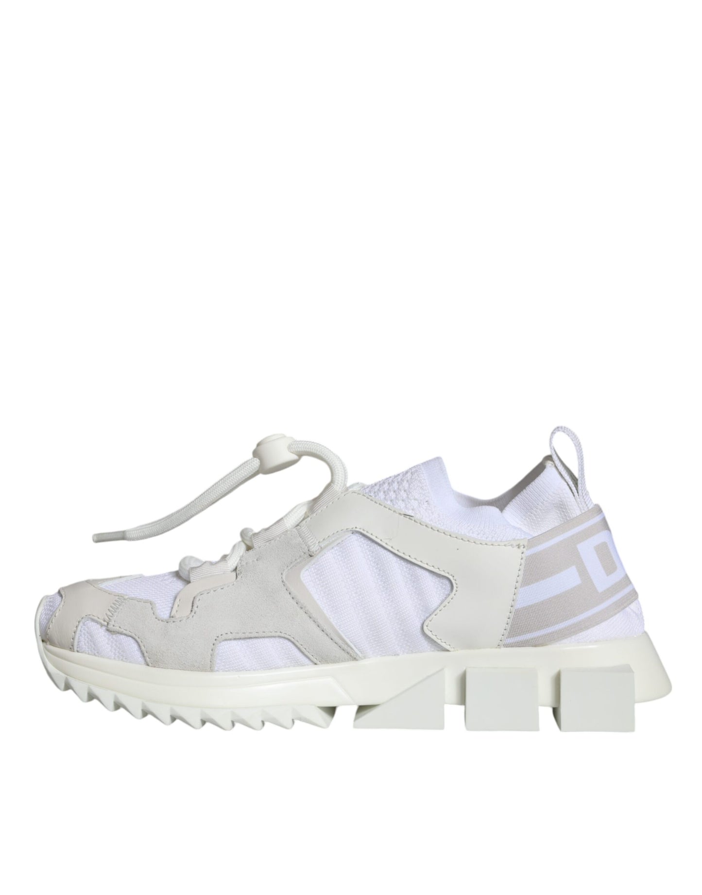 Dolce & Gabbana White Mesh Sorrento Trekking Sneakers Shoes Dolce & Gabbana