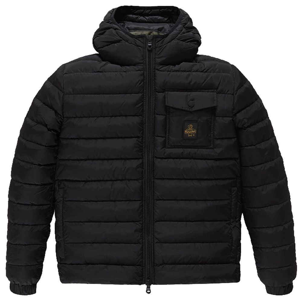Refrigiwear Black Nylon Men's Jacket Refrigiwear