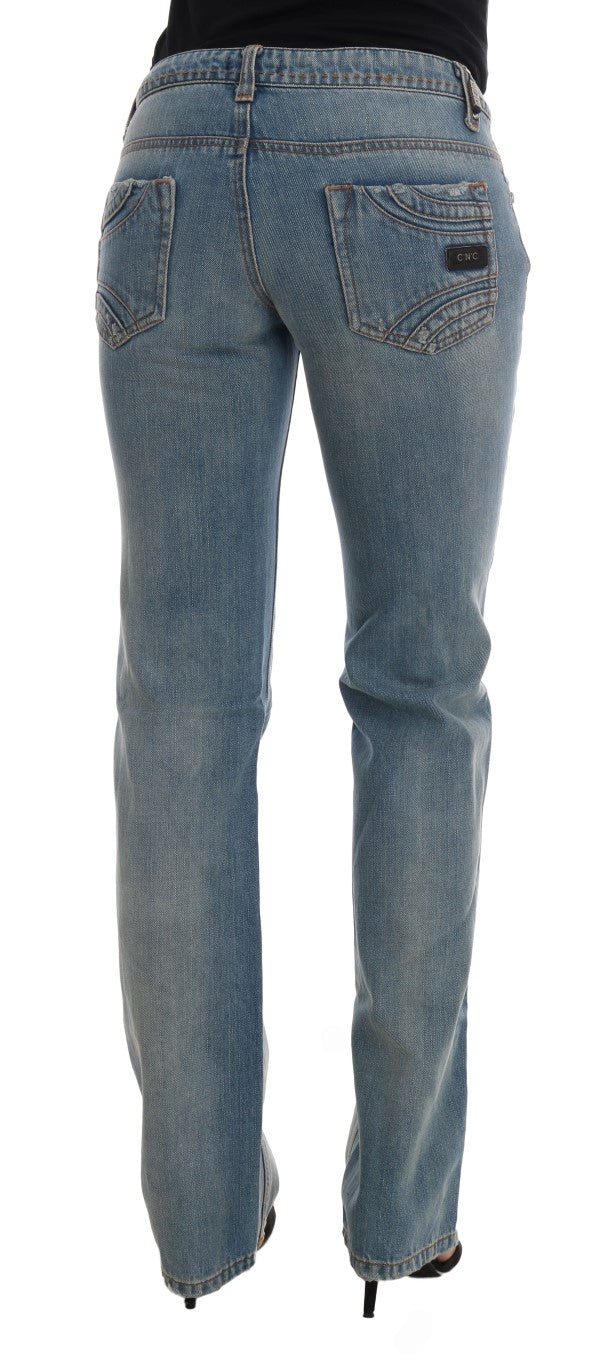 Costume National Blue Wash Cotton Classic Jeans Costume National