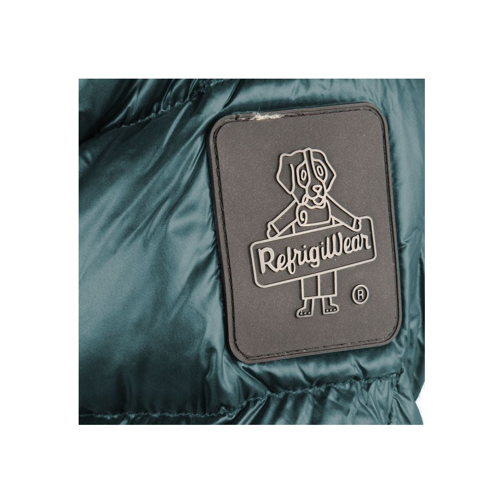 Refrigiwear Green Nylon Men Jacket Refrigiwear