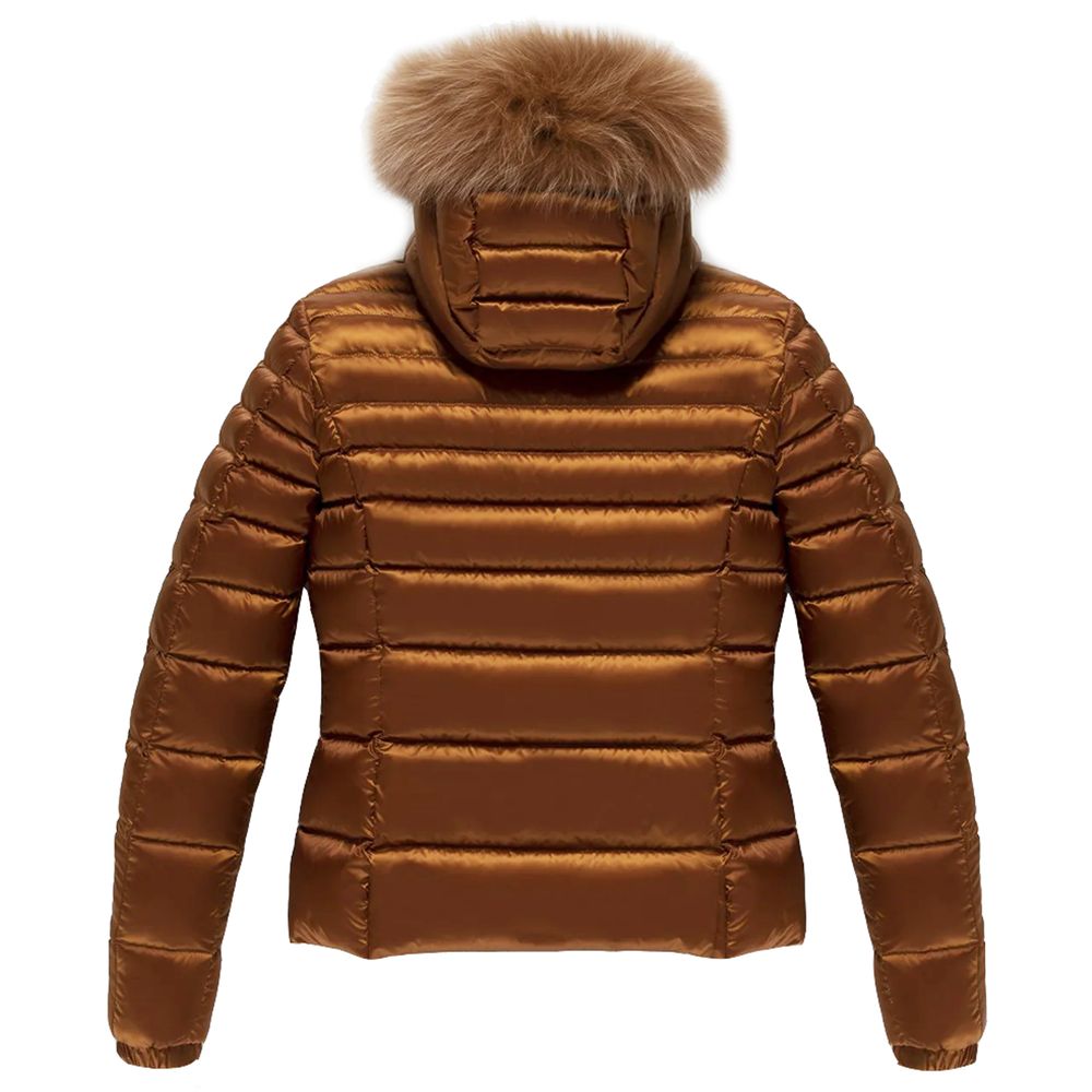 Refrigiwear Orange Nylon Women Jacket Refrigiwear