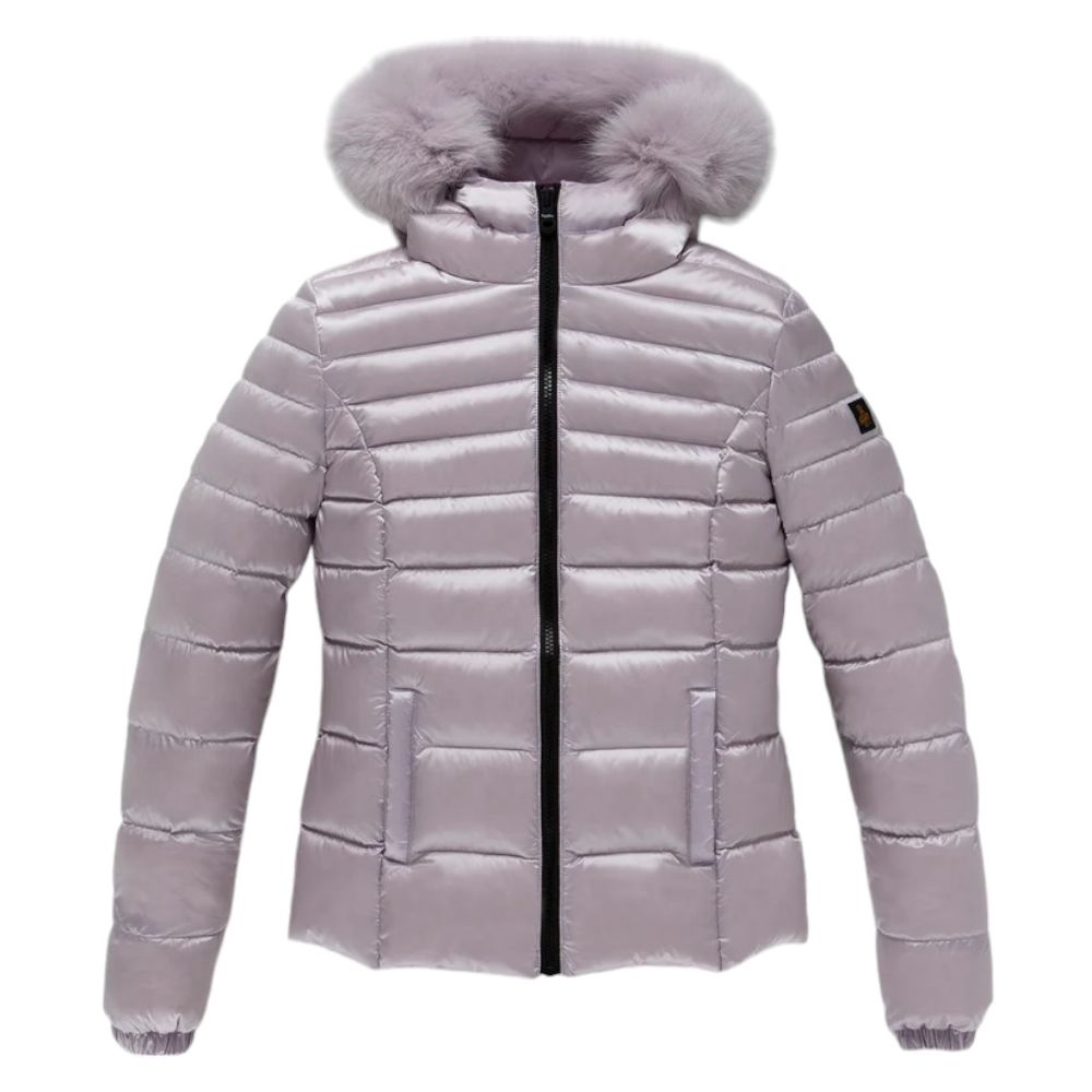 Refrigiwear Purple Nylon Women Jacket Refrigiwear