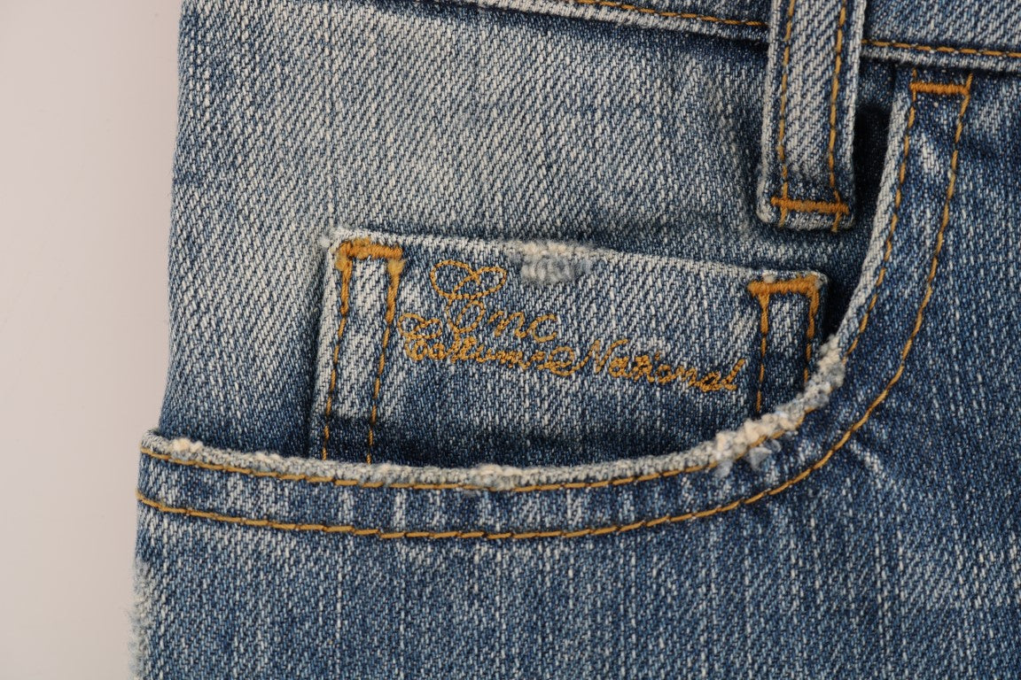 Costume National Blue Cotton Stretch Denim Jeans Costume National