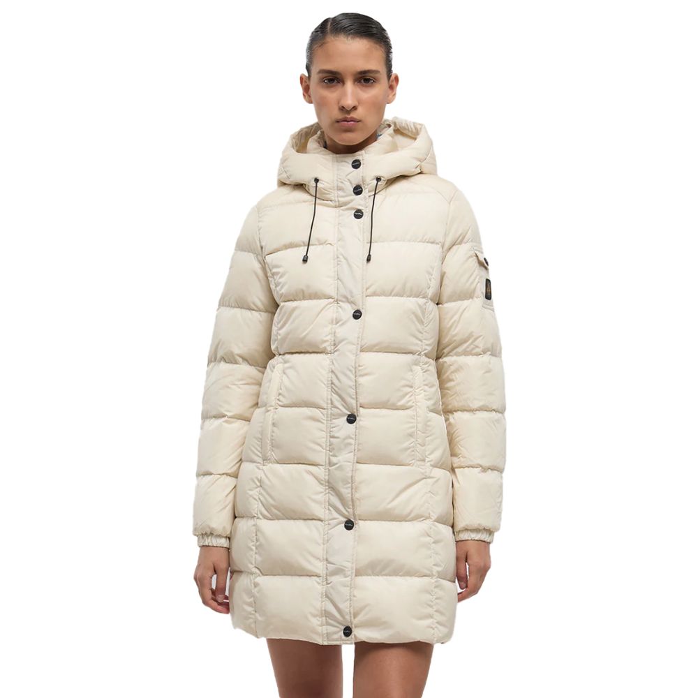 Refrigiwear White Nylon Jackets & Coat Refrigiwear