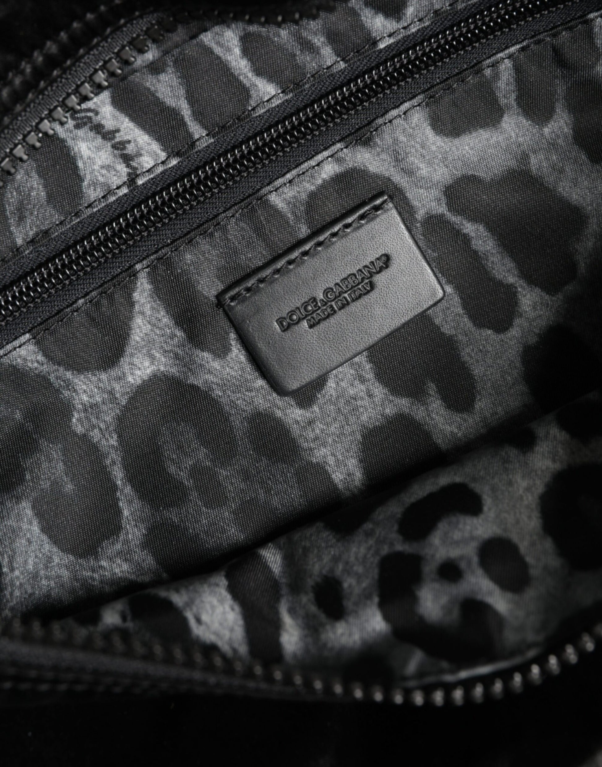 Dolce & Gabbana Black Nylon Fabric Belt Waist Fanny Pack Bag Dolce & Gabbana