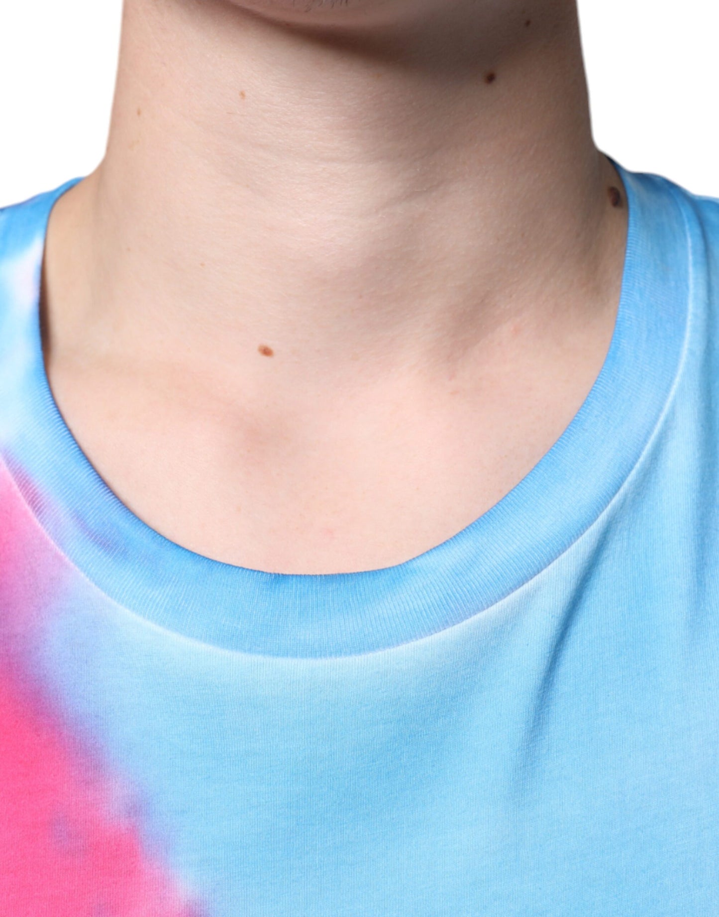 Dolce & Gabbana Multicolor Tie Dye Cotton Sleeveless T-shirt Dolce & Gabbana