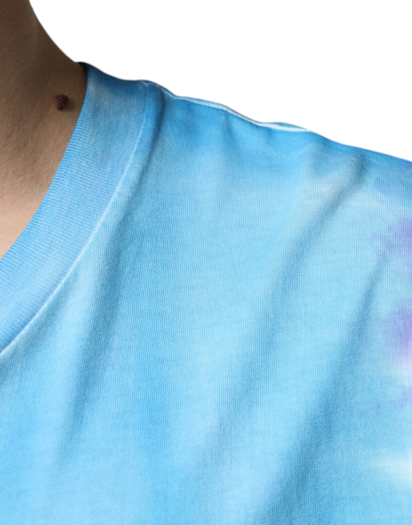 Dolce & Gabbana Multicolor Tie Dye Cotton Sleeveless T-shirt Dolce & Gabbana