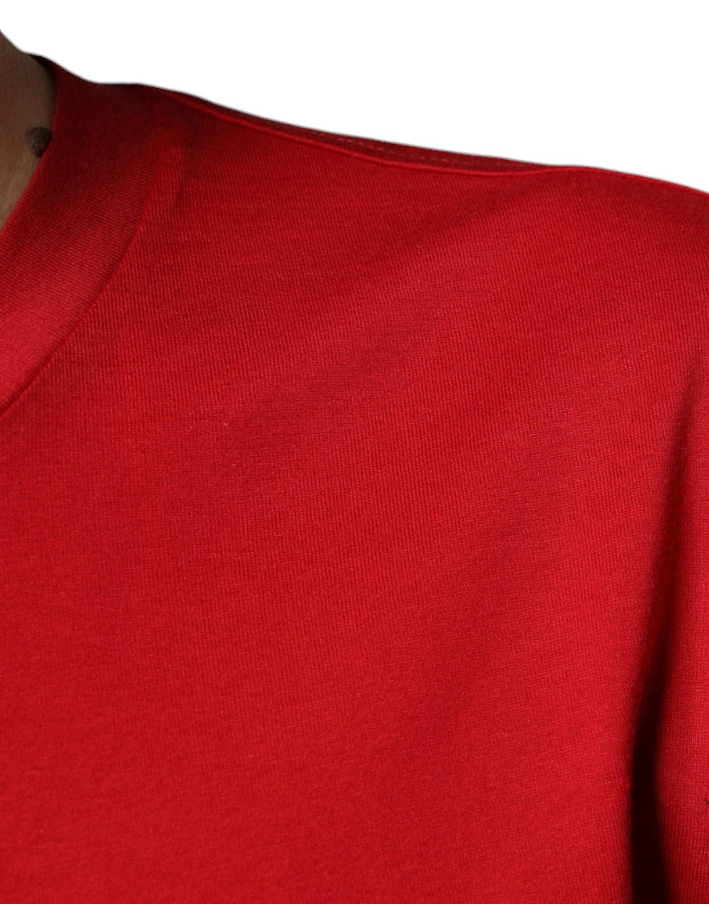 Dolce & Gabbana Red Cotton DG Logo Print Crew Neck T-shirt Dolce & Gabbana