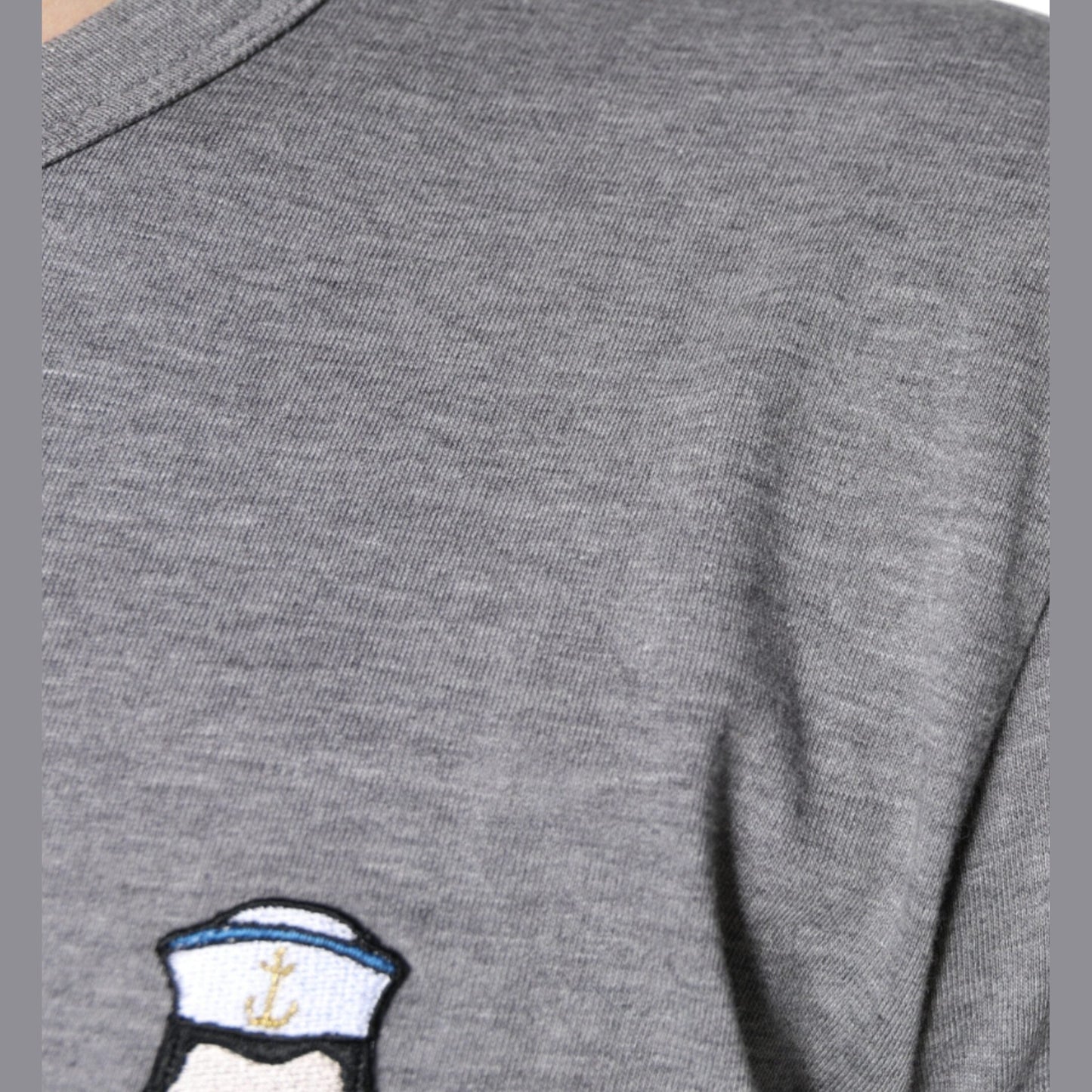 Dolce & Gabbana Gray Cotton #DGFamily Short Sleeves T-shirt