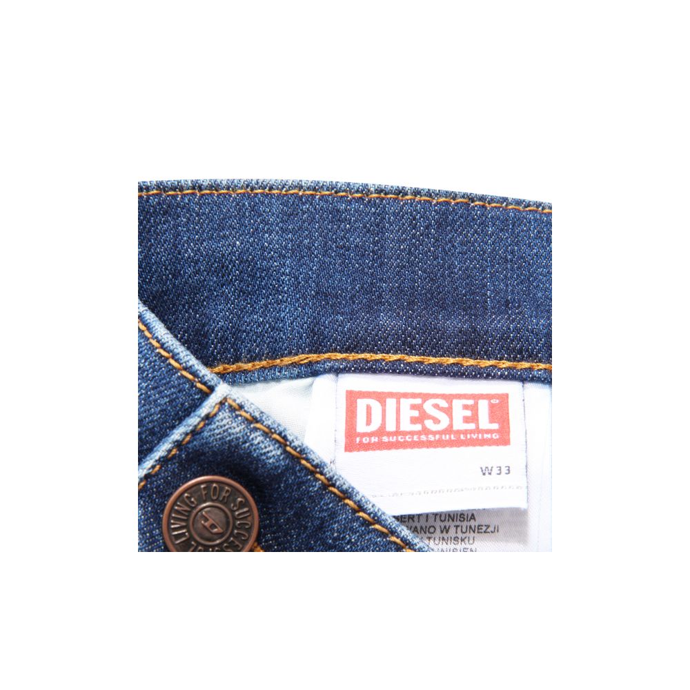 Diesel Blue Cotton Jeans & Pant Diesel