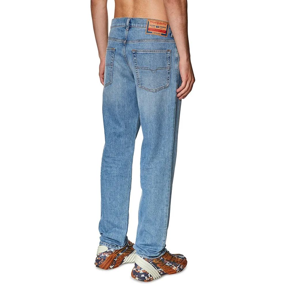 Diesel Light Blue Cotton Men's Regular-Fit Jean Diesel