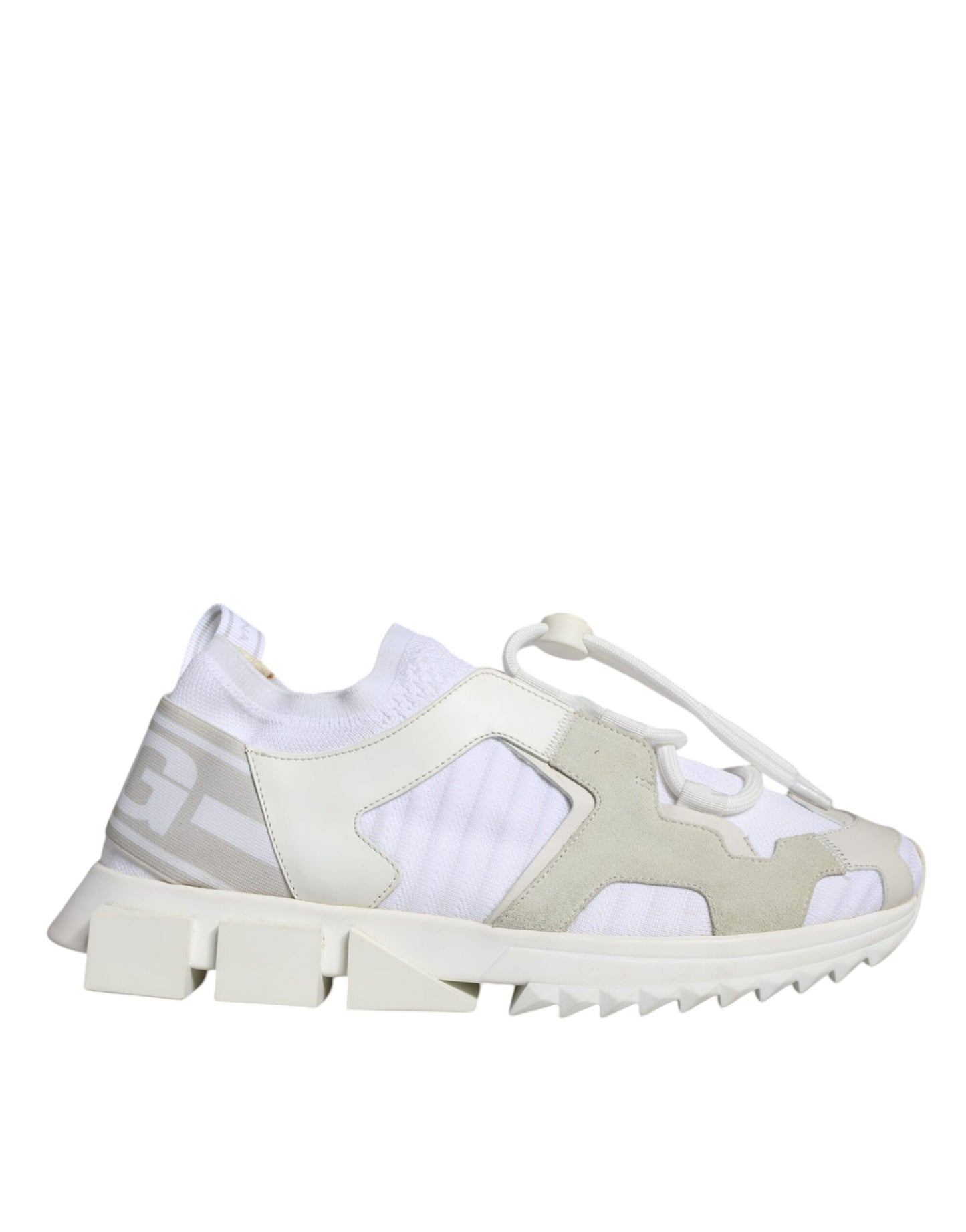 Dolce & Gabbana White Mesh Sorrento Trekking Sneakers Shoes Dolce & Gabbana