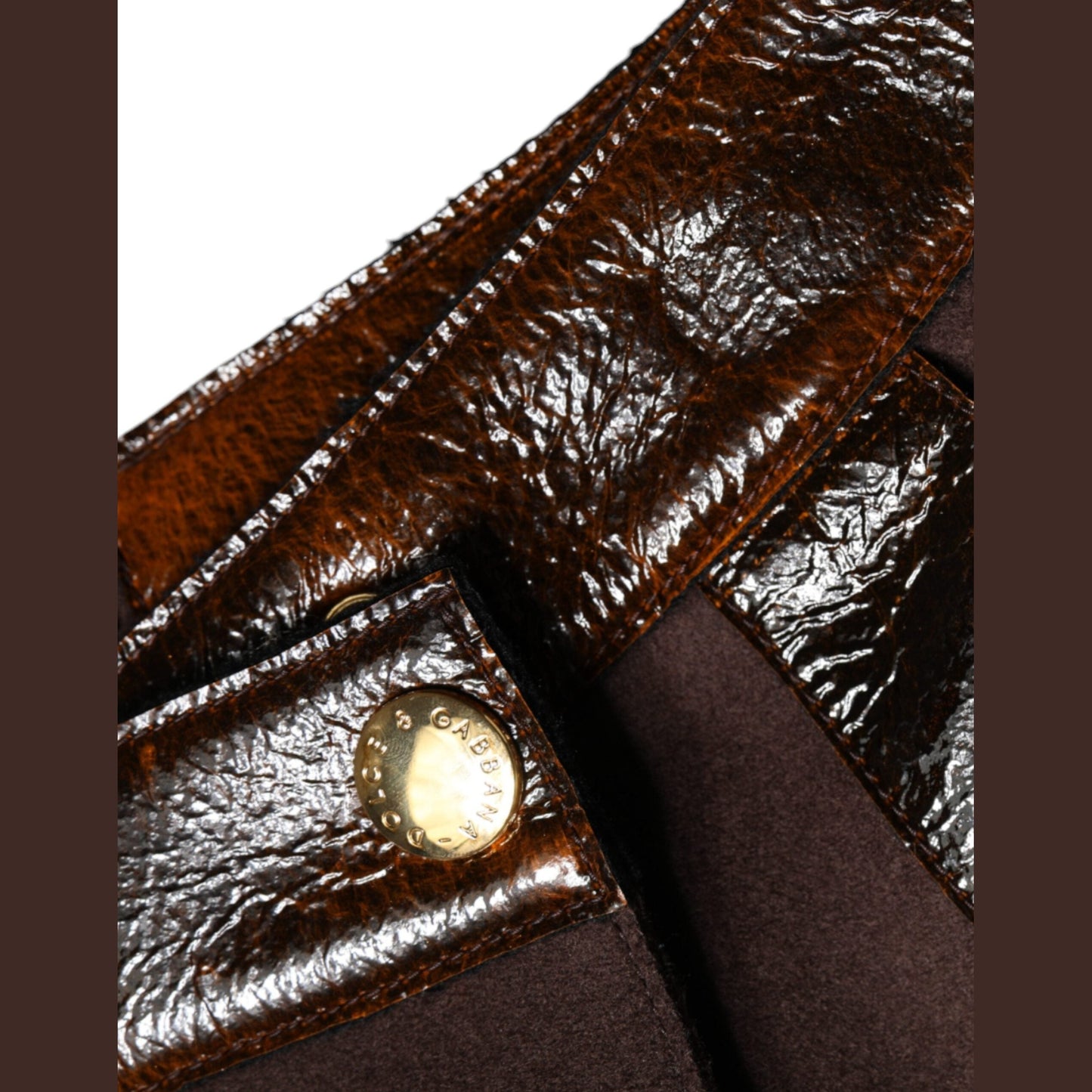 Dolce & Gabbana Brown Virgin Wool Mid Waist A-line Mini Skirt