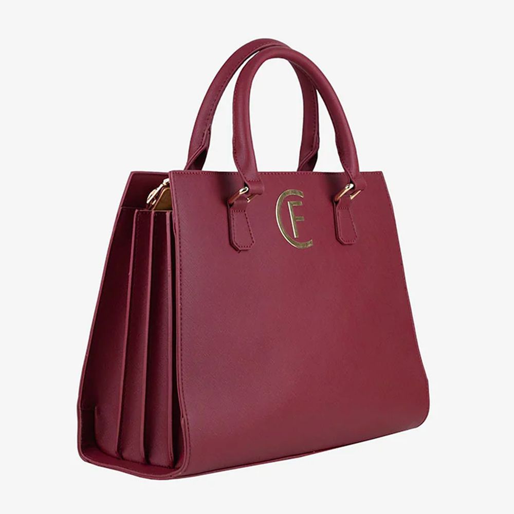 CRISTINAEFFE Red Artificial Leather Women Crossbody Bag CRISTINAEFFE