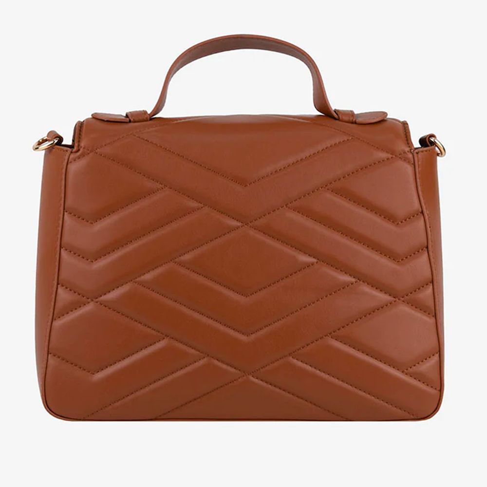 CRISTINAEFFE Brown Artificial Leather Women Crossbody Bag CRISTINAEFFE