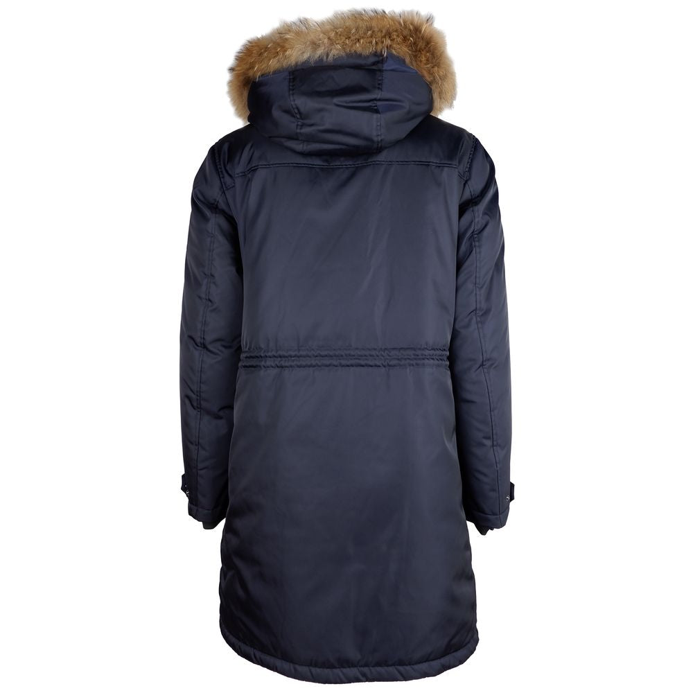 Add Blue Nylon Men Jacket Add