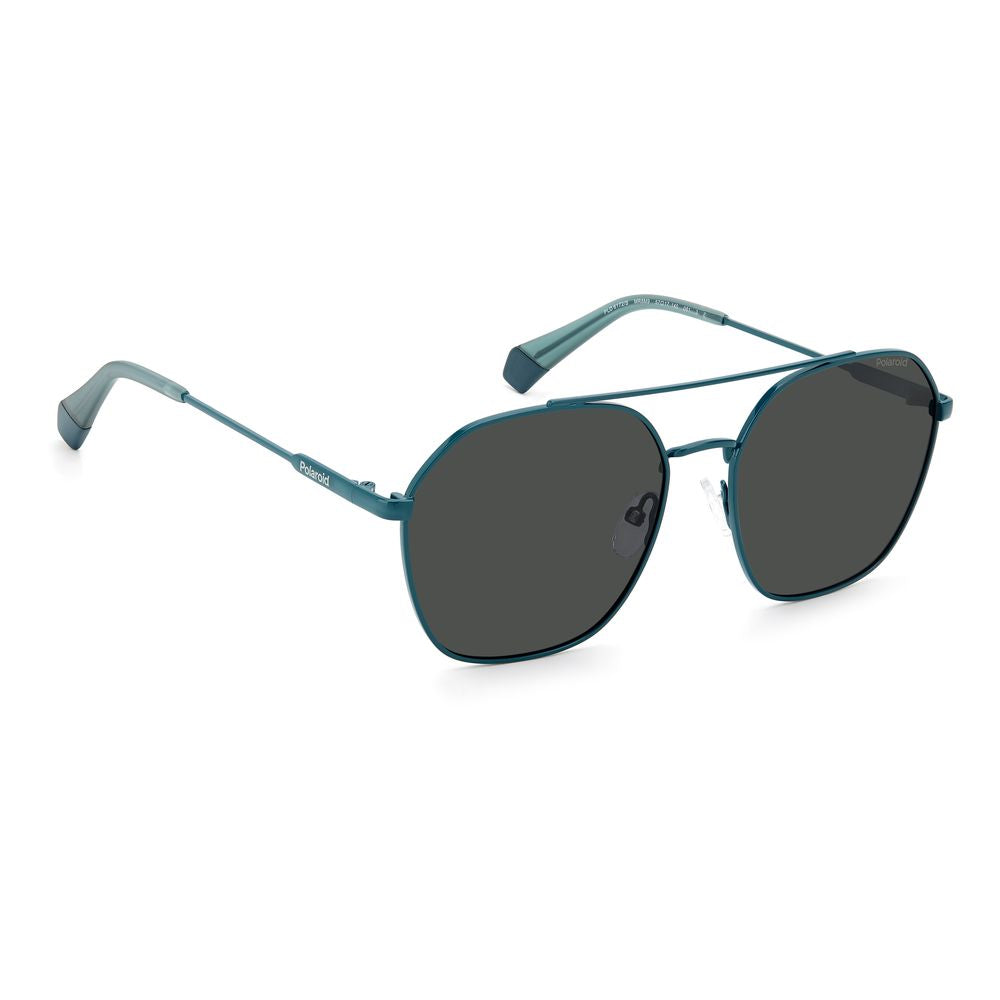 Polaroid Blue Stainless Steel Sunglasses Polaroid